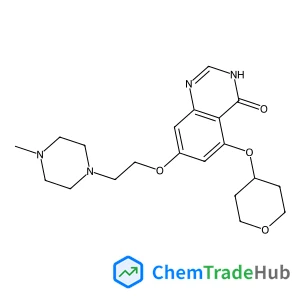 7-[2-(4-Methyl-1-piperazinyl)ethoxy]-5-(tetrahydro-2H-pyran-4-yloxy)-4(1H)-quinazolinone