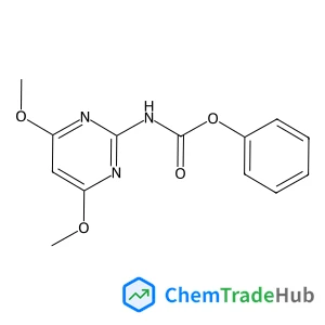 Carbamic acid, N-(4,6-dimethoxy-2-pyrimidinyl)-, phenyl ester