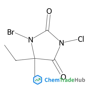 1-Bromo-3-chloro-5-ethyl-5-methyl-2,4-imidazolidinedione