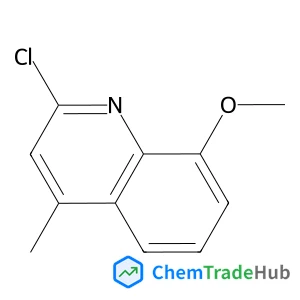 2-Chloro-8-methoxy-4-methylquinoline structure