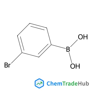 3-Bromophenylboronic acid structure