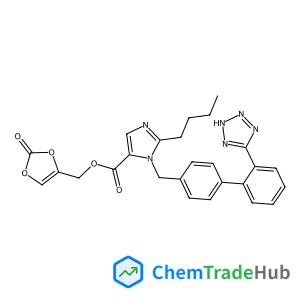 (5-Methyl-2-oxo-1,3-dioxol-4-yl)methyl 4-(2-methoxy-2-propanyl)-2-propyl-1-{[2'-(5-tetrazolidinyl)-4-biphenylyl]methyl}-1H-imidazole-5-carboxylate