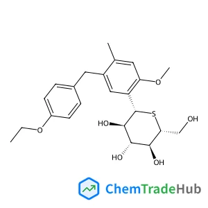 (1S)-1,5-Anhydro-1-[5-(4-ethoxybenzyl)-2-methoxy-4-methylphenyl]-1-thio-D-glucitol