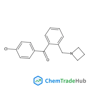 [2-(1-Azetidinylmethyl)phenyl](4-chlorophenyl)methanone