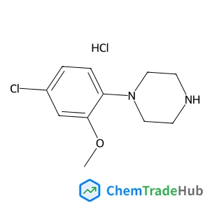1-(4-Chloro-2-methoxyphenyl)piperazine hydrochloride (1:1)
