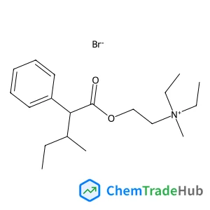 N,N-Diethyl-N-methyl-2-[(3-methyl-2-phenylpentanoyl)oxy]ethanaminium bromide