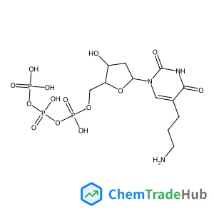 ((2R,3S,5R)-5-(5-(3-AMINOPROPYL)-2,4-DIOXO-3,4-DIHYDROPYRIMIDIN-1(2H)-YL)-3-HYDROXYTETRAHYDROFURAN-2-YL)METHYL TETRAHYDROGEN TRIPHOSPHATE