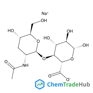 Sodium 4-O-(2-acetamido-2,3-dideoxy-beta-D-ribo-hexopyranosyl)-beta-D-glucopyranuronate