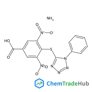 Azane;3,5-dinitro-4-(1-phenyltetrazol-5-yl)sulfanylbenzoic acid