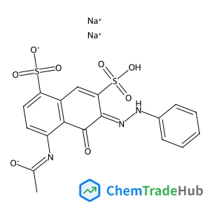 Disodium (1Z)-N-[(7Z)-8-oxo-7-(phenylhydrazono)-6-sulfo-4-sulfonato-7,8-dihydro-1-naphthalenyl]ethanimidate