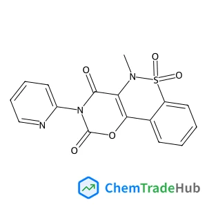 5-Methyl-3-(2-pyridinyl)-2H,5H-[1,3]oxazino[5,6-c][1,2]benzothiazine-2,4(3H)-dione 6,6-dioxide