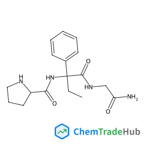 N-{(2R)-1-[(2-Amino-2-oxoethyl)amino]-1-oxo-2-phenyl-2-butanyl}-L-prolinamide
