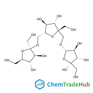 (2R,3S,4S,5S)-5-{[(2S,3S,4S,5R)-5-({[(2R,3S,4S,5R)-3,4-Dihydroxy-2,5-bis(hydroxymethyl)tetrahydro-2-furanyl]oxy}methyl)-3,4-dihydroxy-2-(hydroxymethyl)tetrahydro-2-furanyl]methoxy}-2-(hydroxymethyl)te
trahydro-2,3,4-furantriol structure