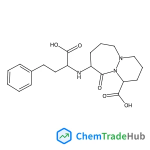 (1S,9S)-9-{[(1S)-1-Carboxy-3-phenylpropyl]amino}-10-oxooctahydro-6H-pyridazino[1,2-a][1,2]diazepine-1-carboxylic acid