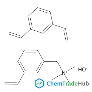 N,N,N-Trimethyl(3-vinylphenyl)methanaminium hydroxide - 1,3-divinylbenzene (1:1:1)