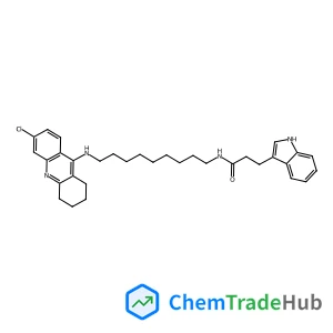 N-{9-[(6-Chloro-1,2,3,4-tetrahydro-9-acridinyl)amino]nonyl}-3-(1H-indol-3-yl)propanamide