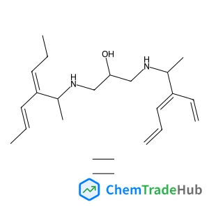Ethane;1-(3-ethenylhexa-3,5-dien-2-ylamino)-3-(3-prop-1-enylhex-3-en-2-ylamino)propan-2-ol