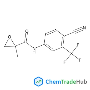N-(4-cyano-3-(trifluoromethyl)phenyl)-2-methyloxirane-2-carboxamide