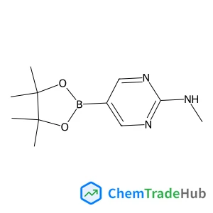 N-Methyl-5-(4,4,5,5-tetramethyl-1,3,2-dioxaborolan-2-yl)pyrimidin-2-amine N-Methyl-5-(4,4,5,5-tetramethyl-1,3,2-dioxaborolan-2-yl)pyrimidin-2-amine
