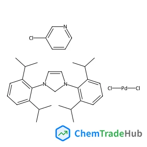 [1,3-Bis(2,6-Diisopropylphenyl)imidazol-2-ylidene](3-chloropyridyl)palladium(II) dichloride