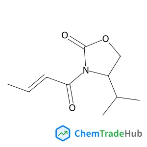 3-(1-Oxobut-2-enyl)-4-propan-2-yl-2-oxazolidinone