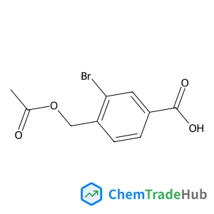 4-(Acetoxymethyl)-3-bromobenzoic acid