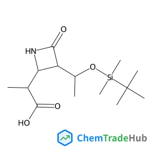 (R)-2-((2S,3S)-3-((R)-1-((tert-Butyldimethylsilyl)oxy)ethyl)-4-oxoazetidin-2-yl)propanoic acid