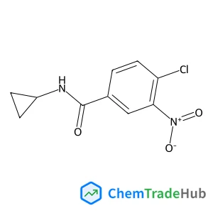 4-Chloro-N-cyclopropyl-3-nitrobenzamide Chemical_Structure_Of
