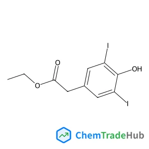 Ethyl (4-hydroxy-3,5-diiodophenyl)acetate