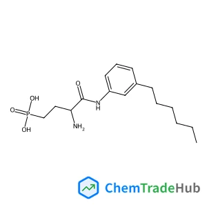 (R)-3-Amino-4-(3-hexylphenylamino)-4-oxobutylphosphonic acid