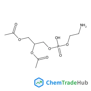 2-Ammonioethyl 2,3-diacetoxypropyl phosphate