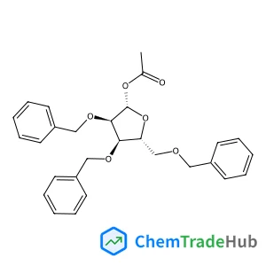 1-O-Acetyl-2,3,5-tri-O-benzyl-beta-D-ribofuranose