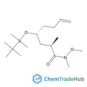 (2R,4R)-4-((TERT BUTYLDIMETHYLSILYL)OXY)-N-METHOXY-N-2-DIMETHYL-OCT-7-ENAMIDE