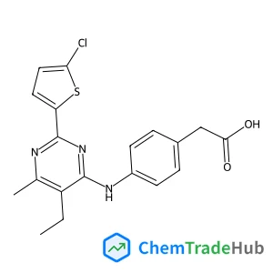 (4-{[2-(5-Chlorothiophen-2-Yl)-5-Ethyl-6-Methylpyrimidin-4-Yl]amino}phenyl)acetic Acid