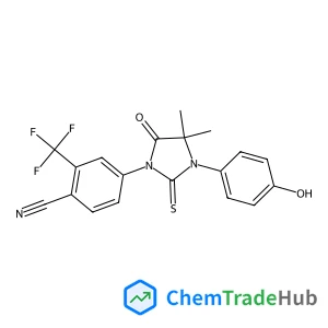 4-(3-(4-hydroxyphenyl)-4,4-diMethyl-5-oxo-2-thioxoiMidazolidin-1-yl)-2-(trifluoroMethyl)benzonitrile