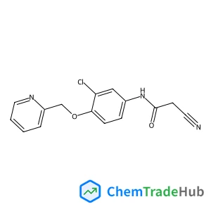 N-[3-Chloro-4-(2-pyridinylmethoxy)phenyl]-2-cyanoacetamide