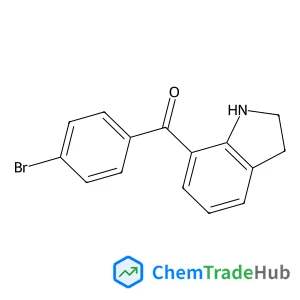 (4-Bromophenyl)(indolin-7-yl)methanone
