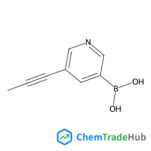 [5-(1-Propyn-1-yl)-3-pyridinyl]boronic acid