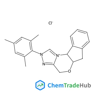 [5a-S,10b-R]-2-(2,4,6-Trimethyl-phenyl)-2,5a,6,10b-tetrahydro-4H-5-oxa-2,3-diaza-10c-azonia-cyclopenta[c]fluorene chloride