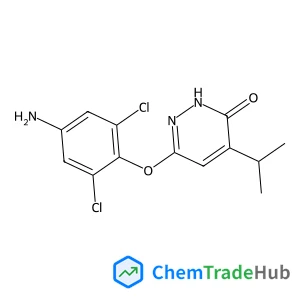 6-(4-amino-2,6-dichlorophenoxy)-4-isopropylpyridazin-3(2H)-one