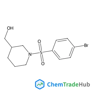(1-((4-BROMOPHENYL)SULFONYL)PIPERIDIN-3-YL)METHANOL