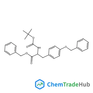 Benzyl O-benzyl-N-{[(2-methyl-2-propanyl)oxy]carbonyl}-L-tyrosinate