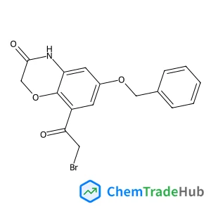 6-(Benzyloxy)-8-(2-bromoacetyl)-2H-benzo[b][1,4]oxazin-3(4H)-one structure