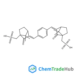 [(3E)-3-[[4-[(Z)-[7,7-DIMETHYL-3-OXO-4-(SULFOMETHYL)NORBORNAN-2-YLIDEN E]METHYL]PHENYL]METHYLIDENE]-7,7-DIMETHYL-2-OXO-NORBORNAN-1-YL]METHANE SULFONIC ACID