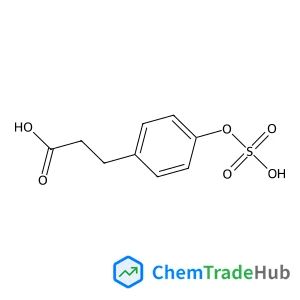 Benzenepropanoic acid, 4-(sulfooxy)-