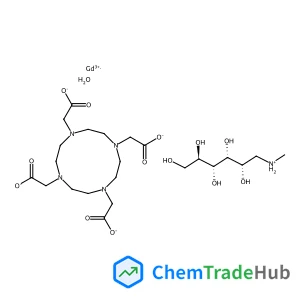 1-Deoxy-1-(methylammonio)-D-glucitol gadolinium 2,2',2'',2'''-(1,4,7,10-tetraazacyclododecane-1,4,7,10-tetrayl)tetraacetate hydrate (1:1:1:1)