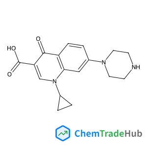 1-Cyclopropyl-4-oxo-7-(piperazin-1-yl)-1,4-dihydroquinoline-3-carboxylic acid 1-Cyclopropyl-4-oxo-7-(piperazin-1-yl)-1,4-dihydroquinoline-3-carboxylic acid