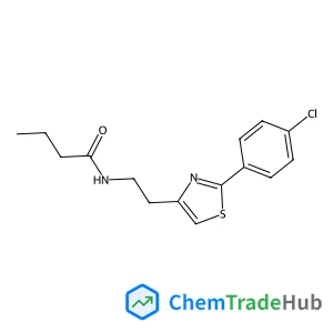 N-(2-(2-(4-Chlorophenyl)thiazol-4-YL)ethyl)butyramide N-(2-(2-(4-Chlorophenyl)thiazol-4-YL)ethyl)butyramide