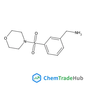 1-[3-(4-Morpholinylsulfonyl)phenyl]methanamine structure