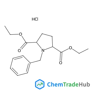 Diethyl 1-benzyl-2,5-pyrrolidinedicarboxylate hydrochloride (1:1)
